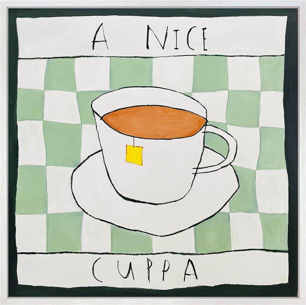 A Nice Cuppa - Deluxe Canvas by Michael Abrams