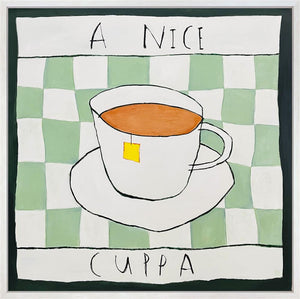 A Nice Cuppa - Deluxe Canvas by Michael Abrams