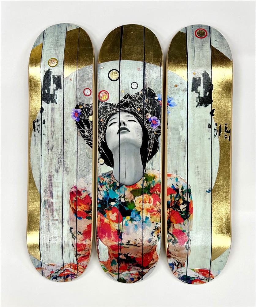Big Sky - Skate Deck by The Trunk Of Funk