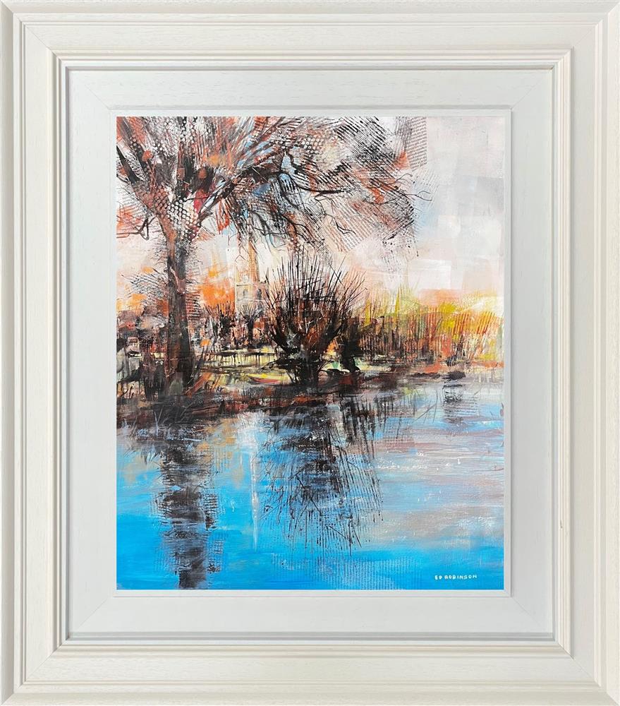 Burford Church By The River Windrush by Ed Robinson