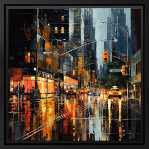 Downtown Drizzle by Leander