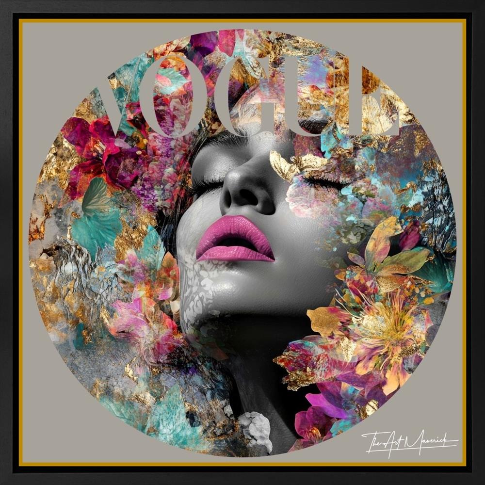 Elara - Gilded Glamour by The Art Maverick