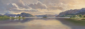 Donside Frames Excl. - Evening Calm, Plockton - Canvas by Duncan Palmar RSMA