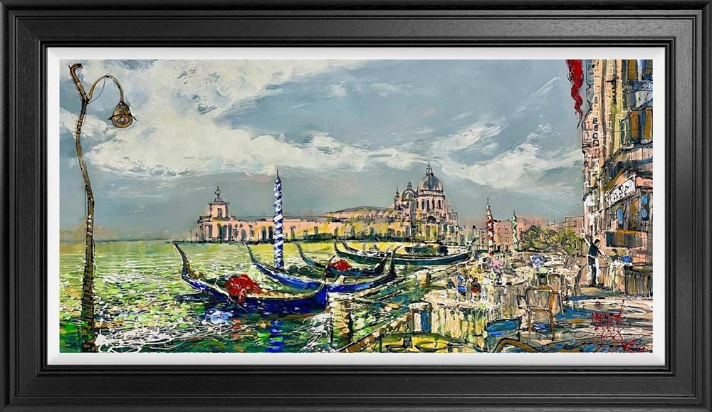 Gondolas In Venice by Nigel Cooke