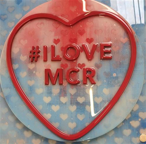 #ILOVEMCR Sweetart - Red and Blue Fade by Hue Folk