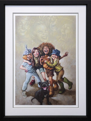 Its All About The Friends You Meet Along The Way  Framed Print on Paper by Artist Craig Davison