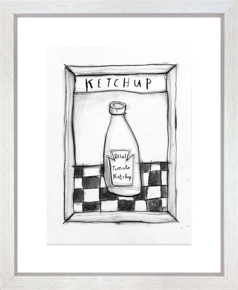 Ketchup! - Charcoal Study by Michael Abrams