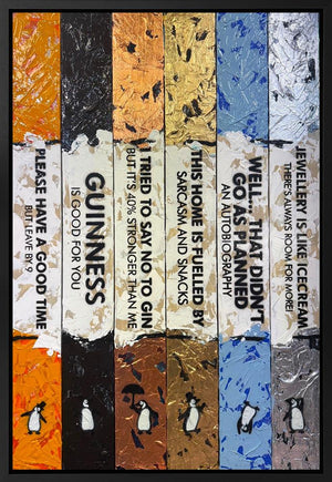 Life Is A Bookcase (6 Books) III by Hue Folk