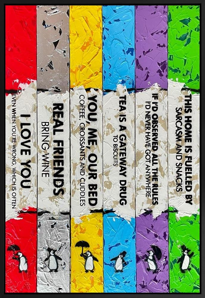 Life Is A Bookcase (6 Books) XVII by Hue Folk