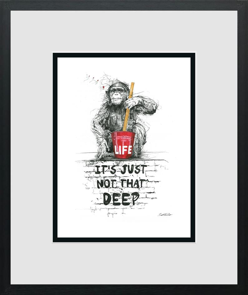 Life, It's Just Not That Deep - Miniature by Scott Tetlow