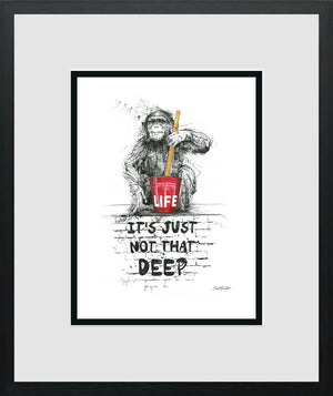 Life, It's Just Not That Deep - Miniature by Scott Tetlow