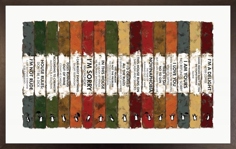 Life's A Bookcase - Antique by Hue Folk