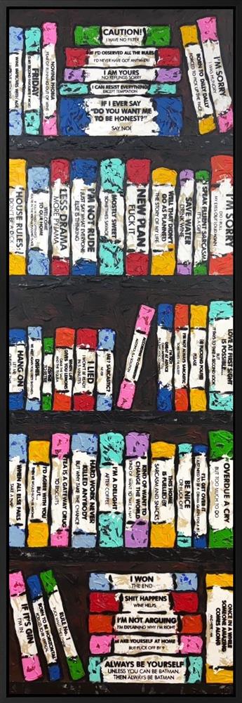 Life's A Bookcase XVI - XL by Hue Folk