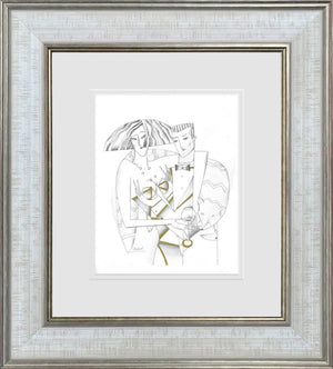 Lord And Lady II  - Line Study by Andrei Protsouk