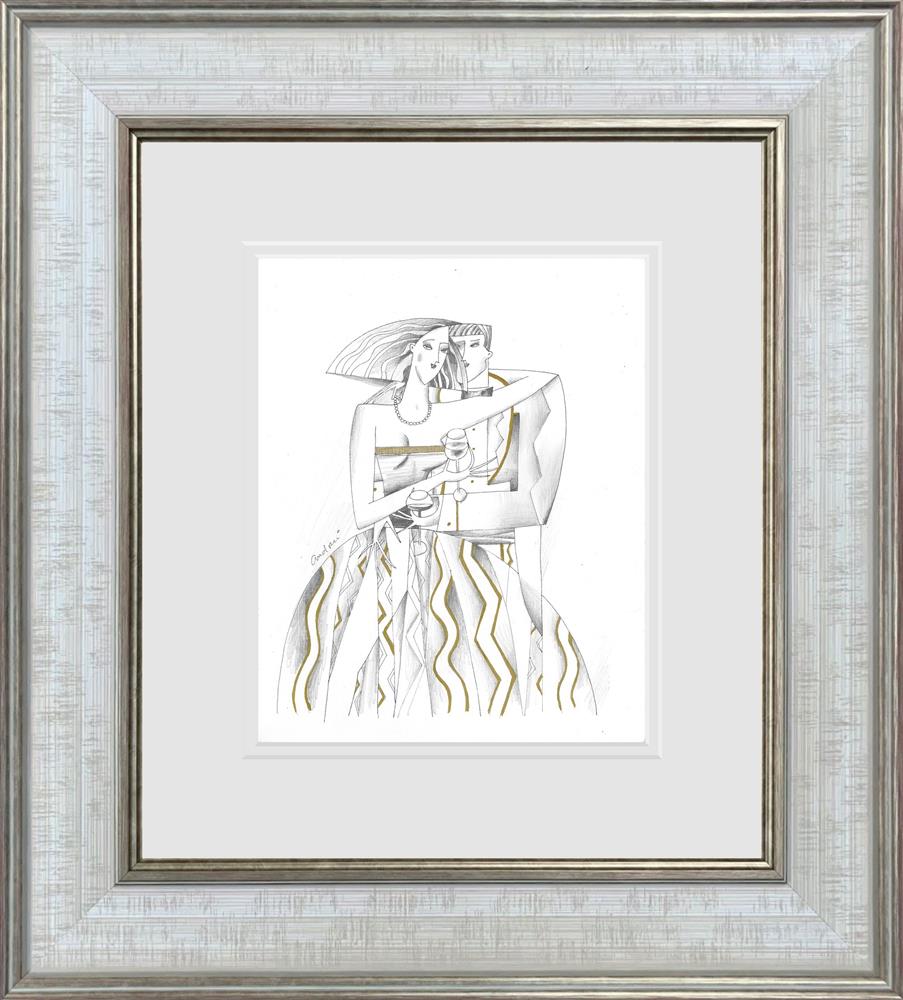 Lord And Lady III  - Line Study by Andrei Protsouk