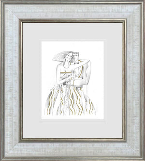 Lord And Lady III  - Line Study by Andrei Protsouk
