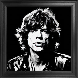 Mick - Monochrome Fabrica Series by The Art Maverick