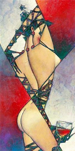 Red, Red Wine (large) by Andrei Protsouk