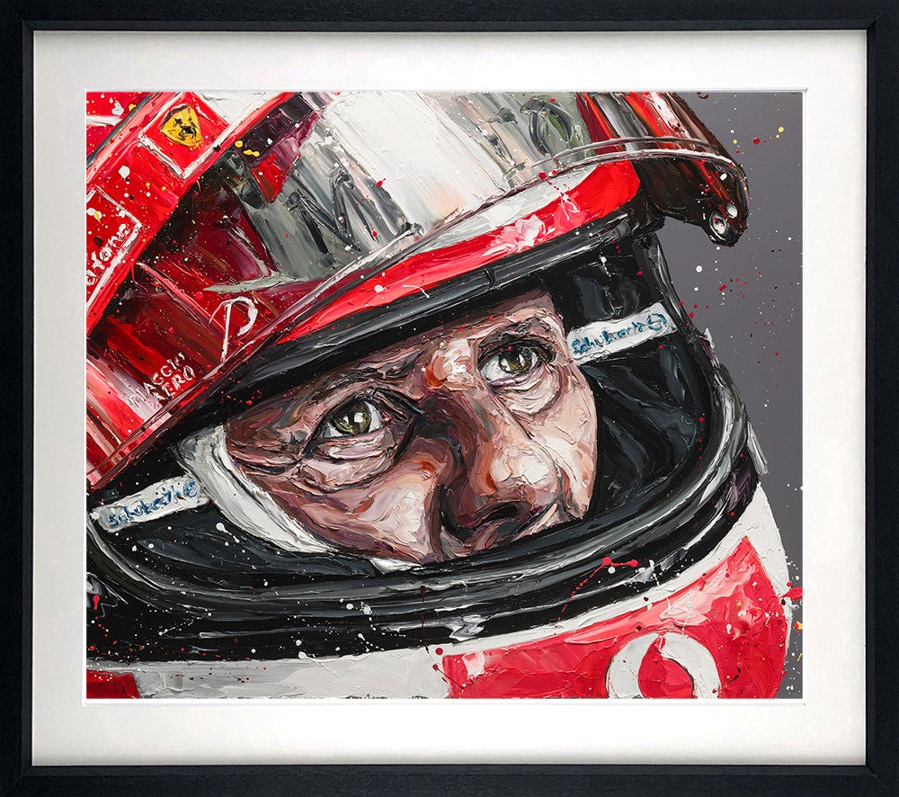 Schumacher 2003 Framed Print on Paper by Artist Paul Oz