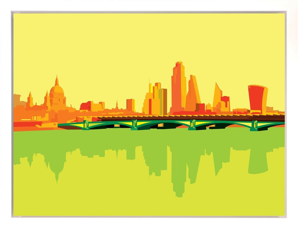 St Pauls To The City - Canvas Deluxe by Oshe