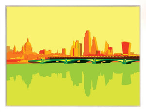 St Pauls To The City - Canvas Deluxe by Oshe