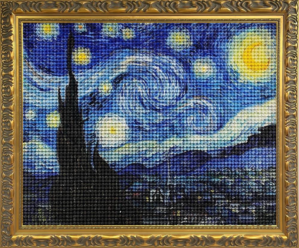 The Starry Night  - Shimmerdisc Masters by The Art Maverick