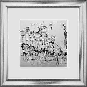 Walking Up Hill Sketch by Colin Brown