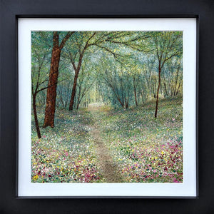 Wildflowers Light Up The Path by Chris Bourne