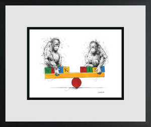 Work Life Balance! - Miniature by Scott Tetlow