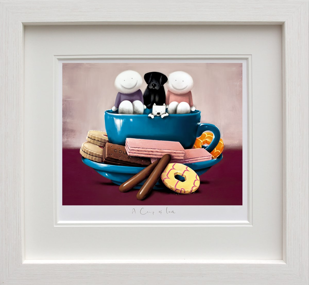 A Cup of Love Framed Print by Artist Doug Hyde