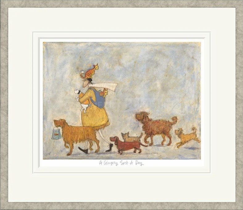 A Gingery Sort of Day Signed Limited Edition Print on Paper by Artist Sam Toft