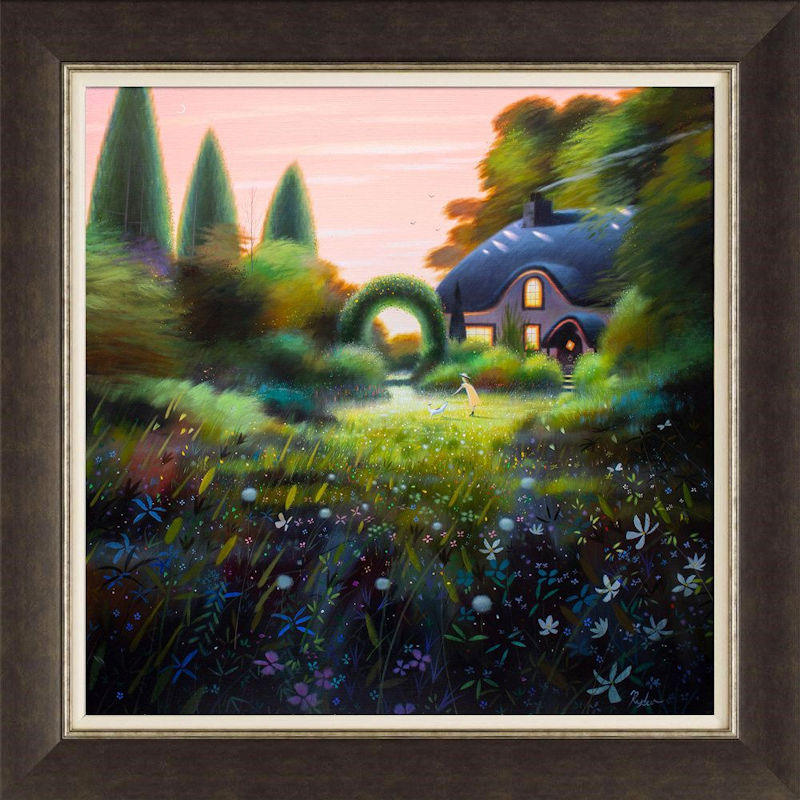 A Girls Best Friend Framed Print on Board by Ryder