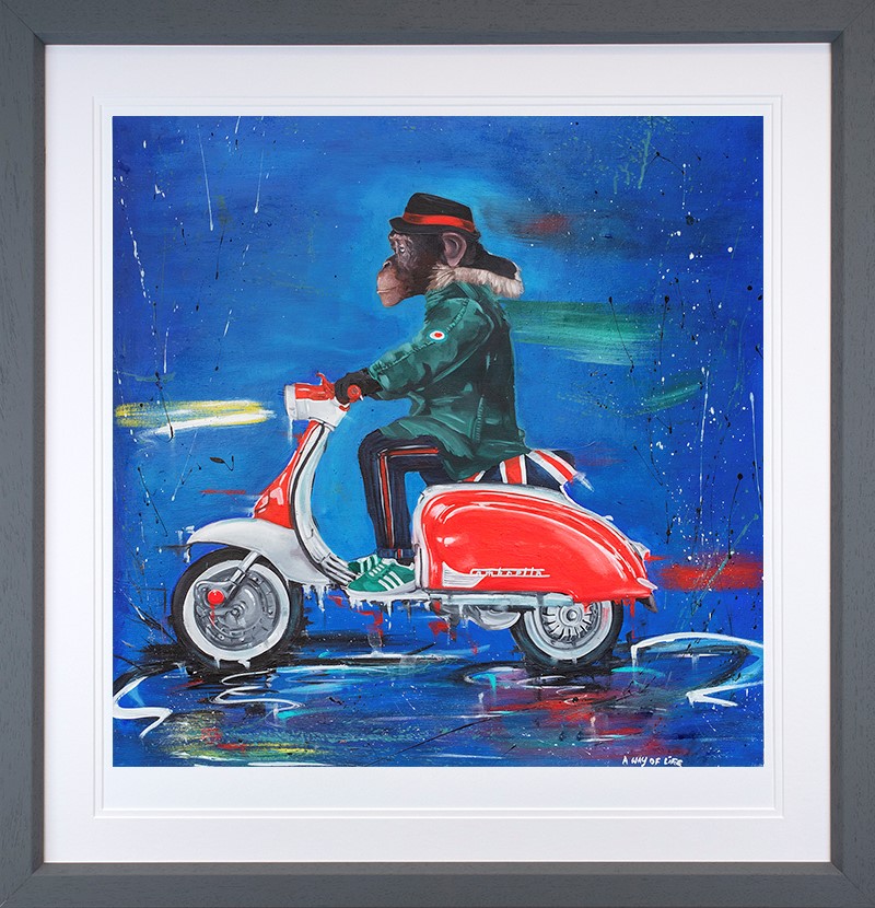 A Way of Life Framed Print on Paper by Artist Wild Seeley