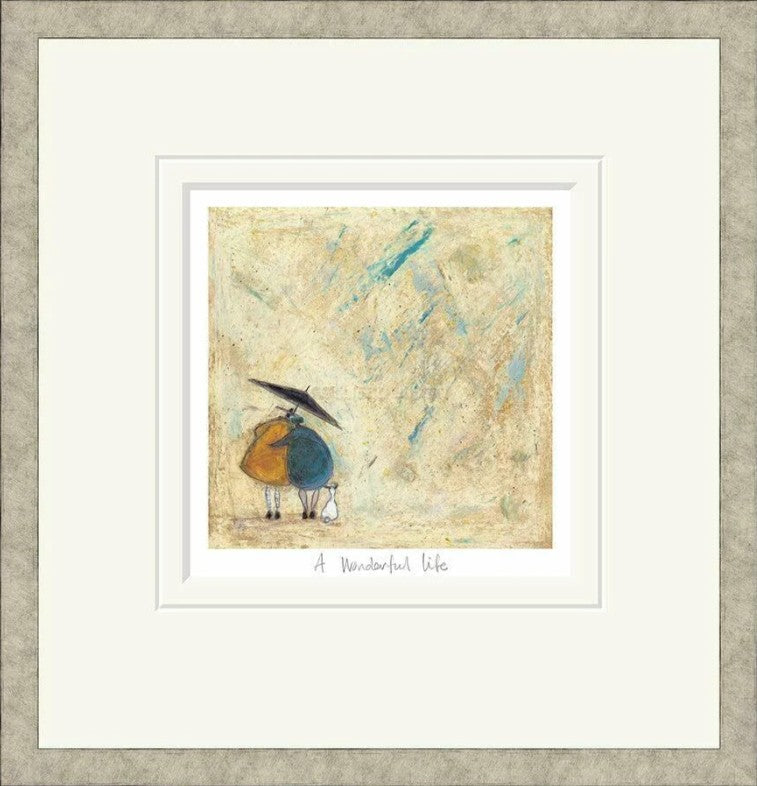 A Wonderful Life Signed Framed Limited Edition Print on Paper by Artist Sam Toft
