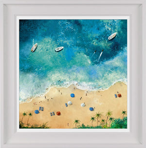 Above The Shore Framed Signed Limited Edition Canvas on Board by Artist Philip Gray