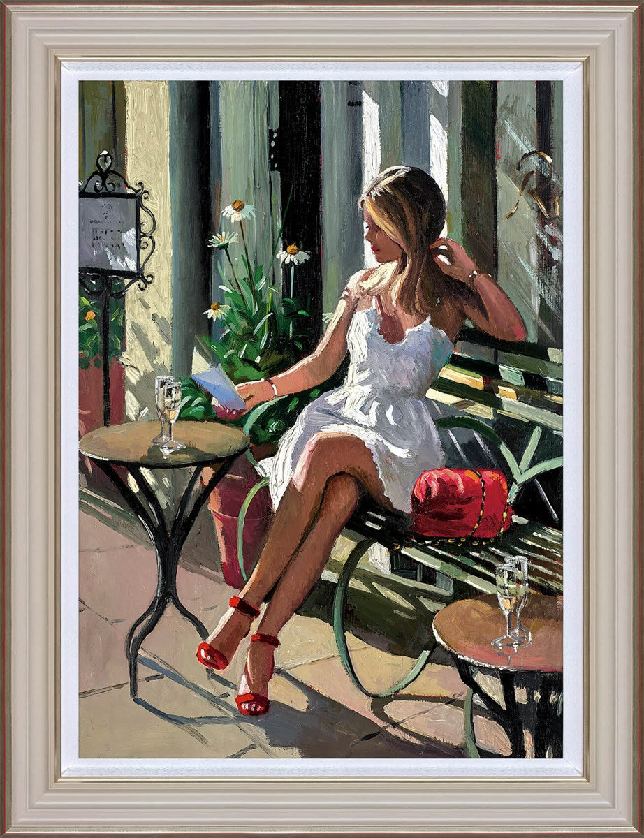 Al Fresco Framed Canvas on Board by Sherree Valentine Daines