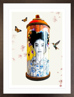 Alchemy Urban Can Framed Limited Edition Print on Paper by Artist Gareth Tristan Evans