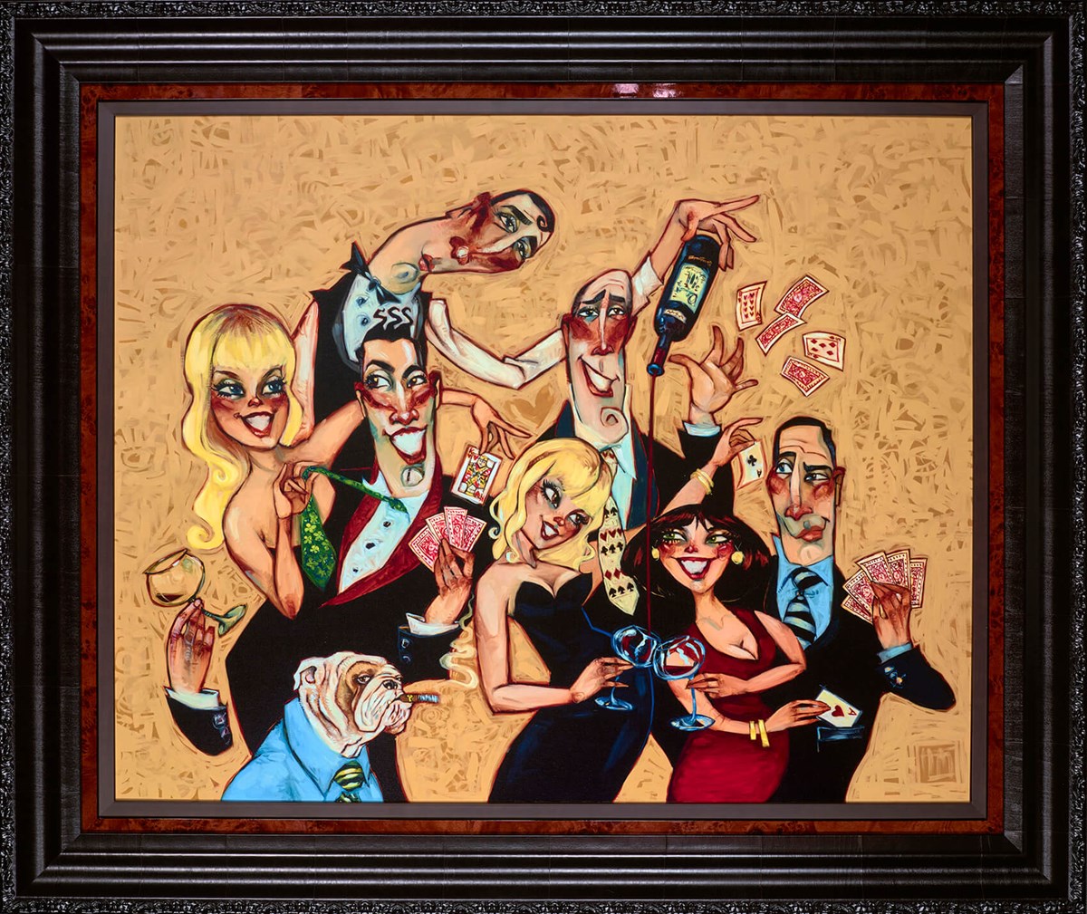 All Bets Are Off Framed Signed Limited Edition Print on Board by Artist Todd White 
