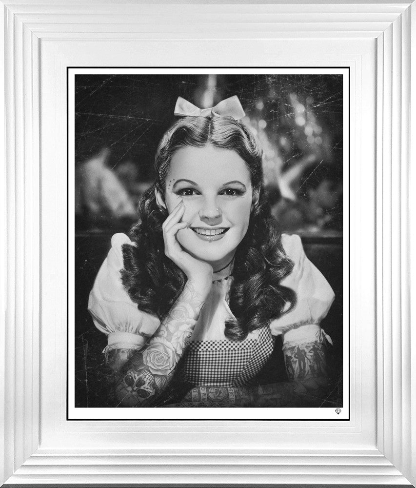 All It Takes, Is A Little Bit Of Courage Framed Signed Limited Edition Print on Paper by Artist JJ Adams