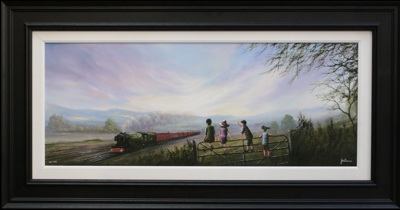 All Tracks Lead To New Adventures Signed Limited Edition Print on Board by Artist Danny Abrahams