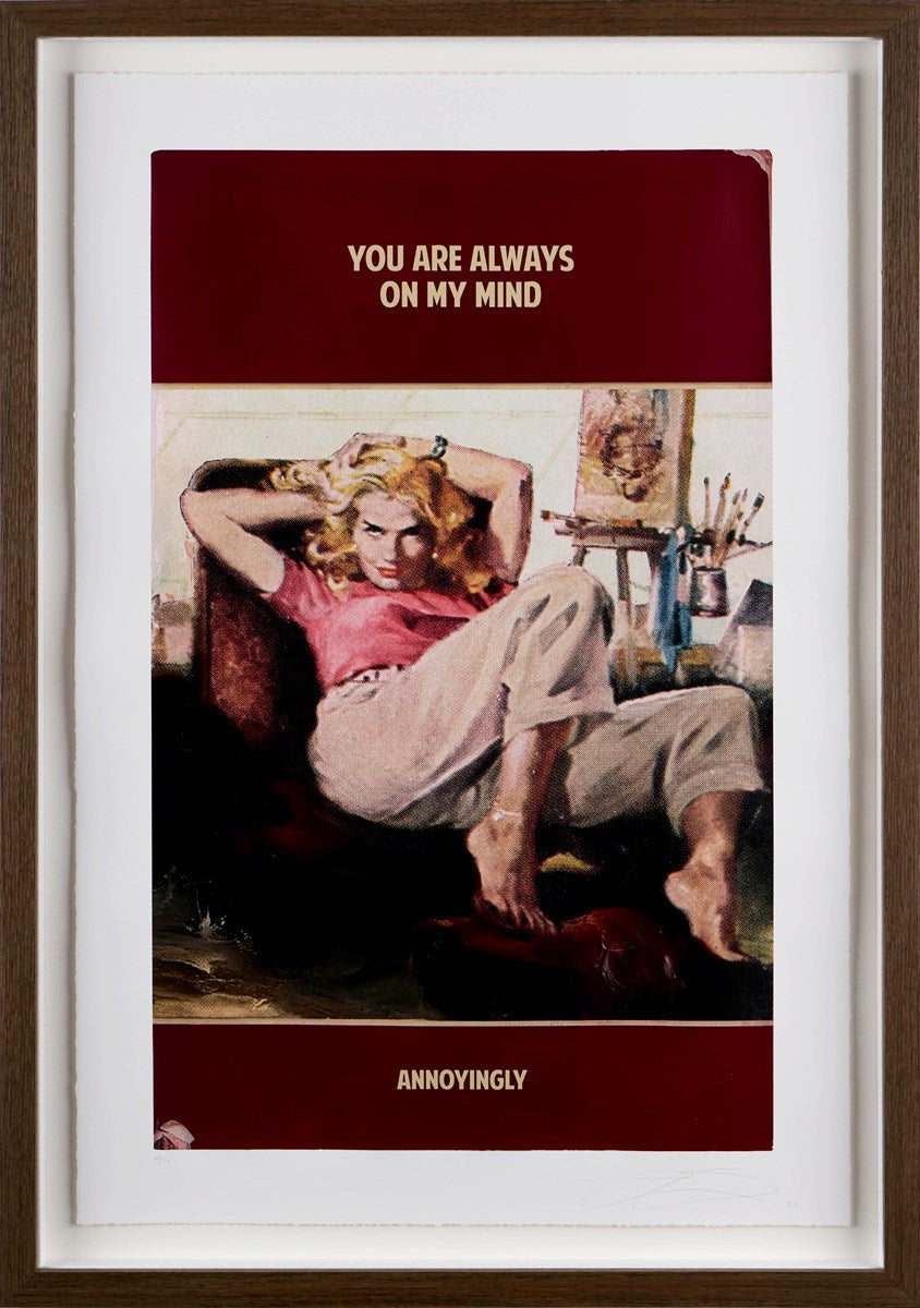 Always On My Mind Signed Framed Limited Edition Print on Paper by Artists The Connor Brothers