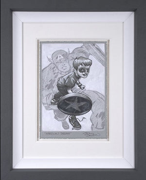 American Dream Framed Signed Limited Edition Print on Paper by Artist Craig Davison