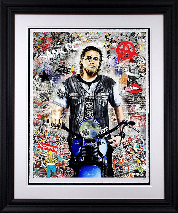 Anarchy Framed Print on Paper by Artist Zee