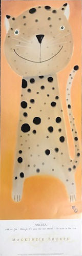 Angela Art Poster by Artist Mackenzie Thorpe