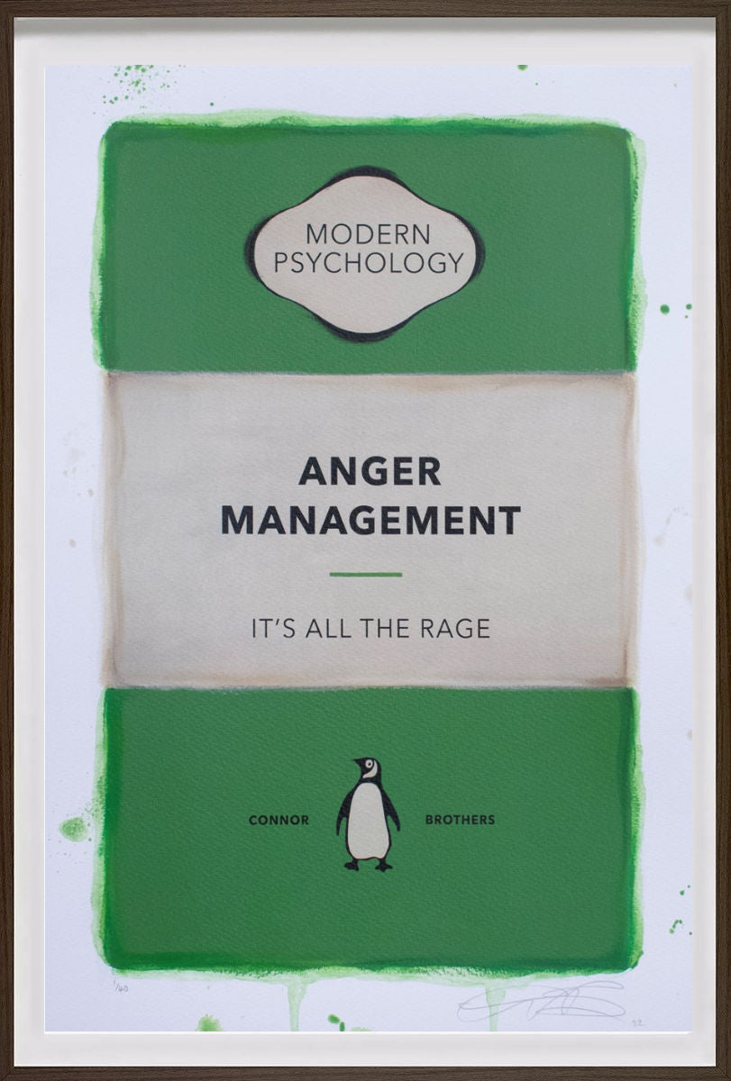 Anger Management Framed Print on Paper By Artists The Connor Brothers