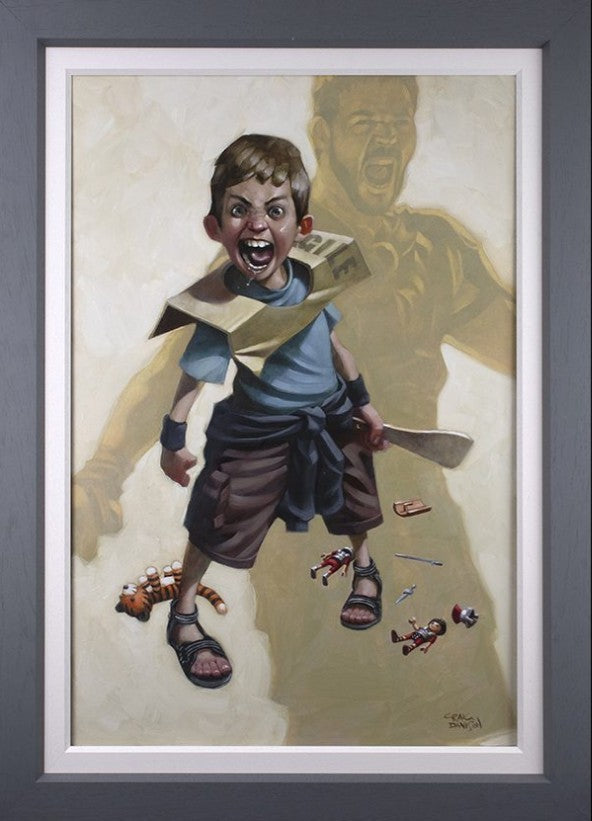 Are You Not Entertained Framed Signed Limited Edition Print on Board by Artist Craig Davison