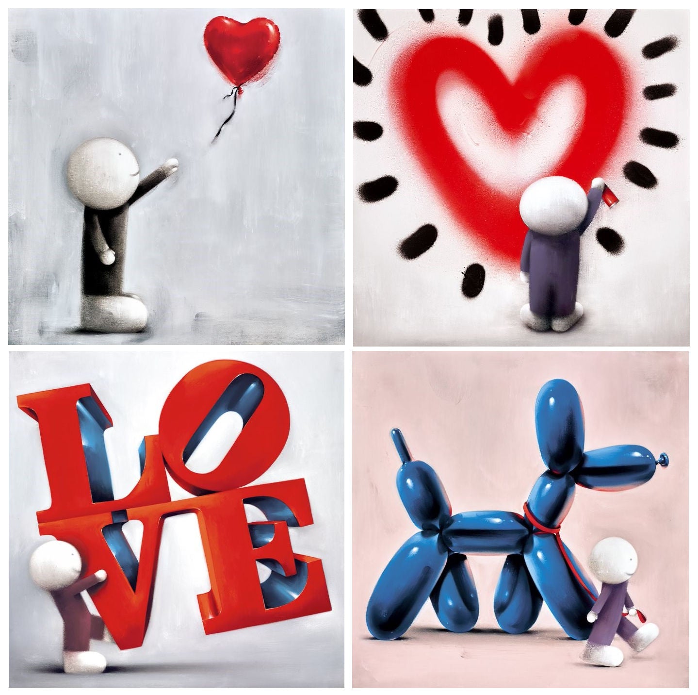 Art and Soul Full Set Mounted Print by Artist Doug Hyde