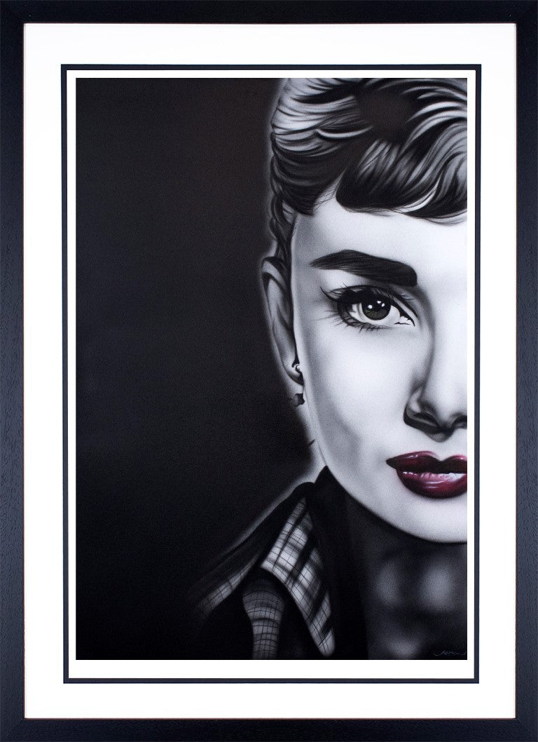 Audrey Framed Print by Artist James Tinsley