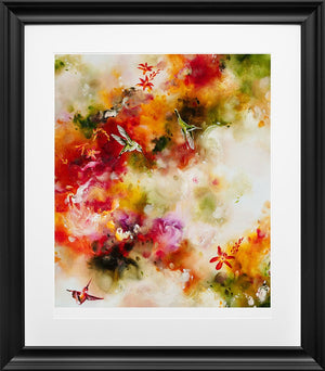 Autumn Warmth Framed Print on Paper by Artist Kay Jade Dobson