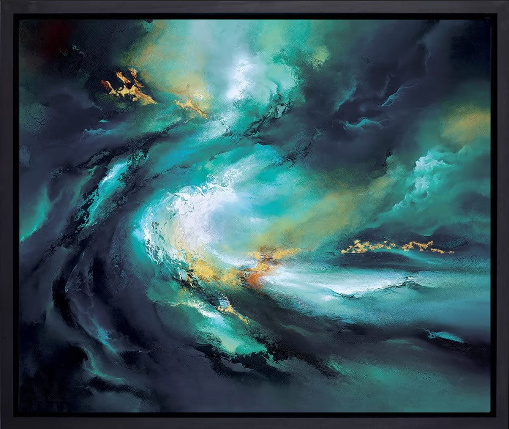 Awakening Tides Framed Boxed Canvas by Artist Simon Kenny